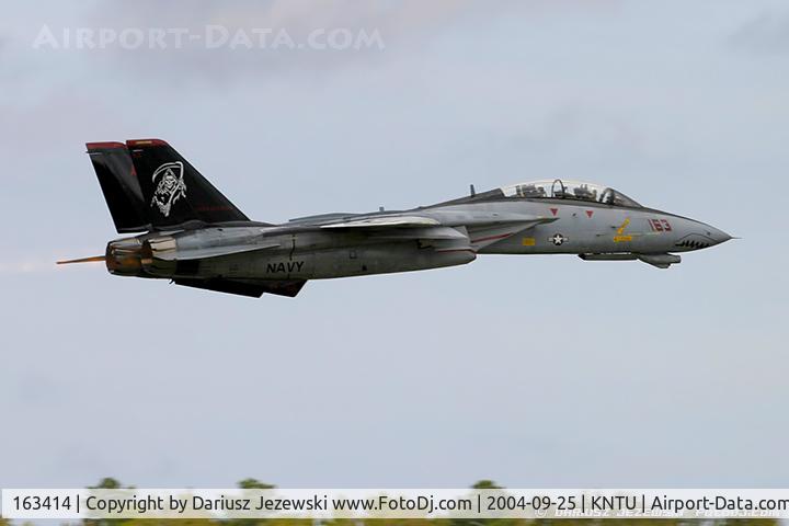 163414, 1990 Grumman F-14D Tomcat C/N 598/D-3, F-14D Tomcat 163414 AD-163 from VF-101 