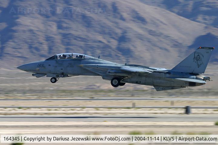 164345, Grumman F-14D Tomcat C/N 620, F-14D Tomcat 164345 AD-165 from VF-101 