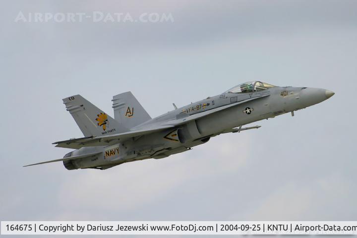164675, McDonnell Douglas F/A-18C Hornet C/N 1105, F/A-18C Hornet 164675 AJ-401 from VFA-87 