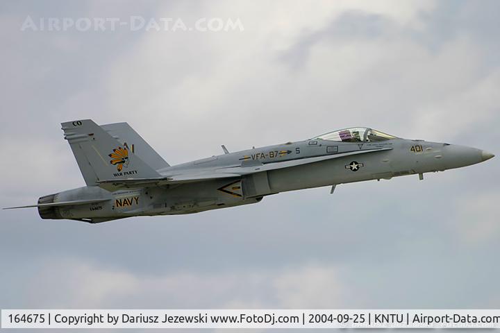 164675, McDonnell Douglas F/A-18C Hornet C/N 1105, F/A-18C Hornet 164675 AJ-401 from VFA-87 