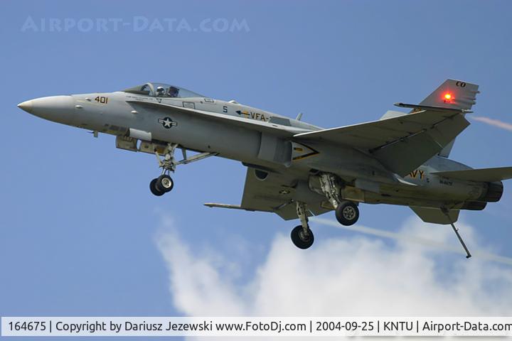 164675, McDonnell Douglas F/A-18C Hornet C/N 1105, F/A-18C Hornet 164675 AJ-401 from VFA-87 