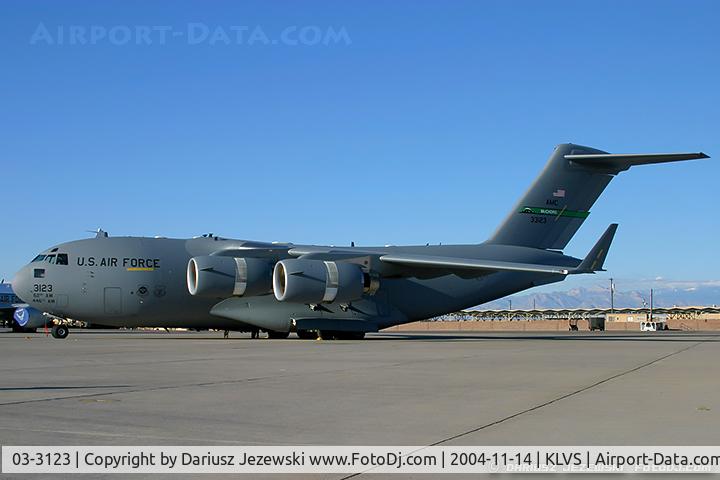 03-3123, 2003 Boeing C-17A Globemaster III C/N P-123, C-17A Globemaster 03-3123  from  446th AW McChord AFB, WA