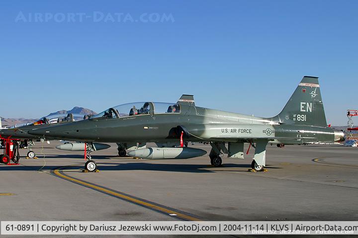 61-0891, 1961 Northrop AT-38B Talon C/N N.5257, T-38C Talon 61-0891 EN from 88th FTS 