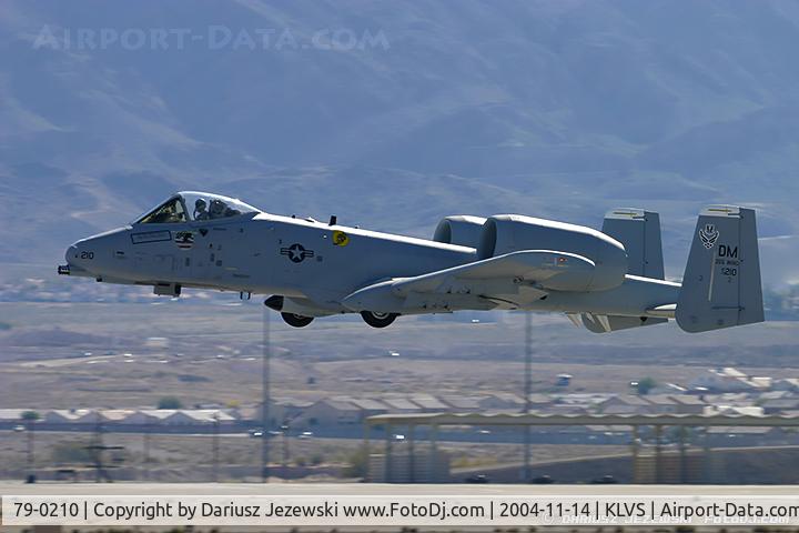 79-0210, 1979 Fairchild Republic A-10C Thunderbolt II C/N A10-0560, A-10A Thunderbolt 79-0210 DM from 357th FS 