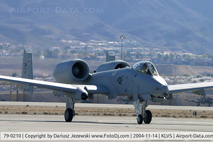 79-0210, 1979 Fairchild Republic A-10C Thunderbolt II C/N A10-0560, A-10A Thunderbolt 79-0210 DM from 357th FS 
