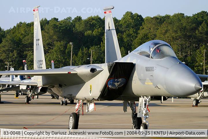 83-0048, 1983 McDonnell Douglas F-15D Eagle C/N 0886/D047, F-15D Eagle 83-0048 FF from 71st FS 