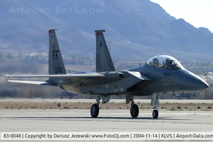 83-0048, 1983 McDonnell Douglas F-15D Eagle C/N 0886/D047, F-15D Eagle 83-0048 FF from 71st FS 