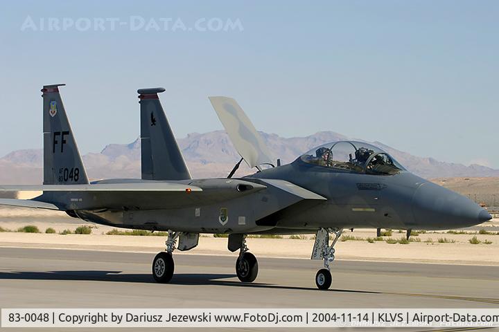 83-0048, 1983 McDonnell Douglas F-15D Eagle C/N 0886/D047, F-15D Eagle 83-0048 FF from 71st FS 