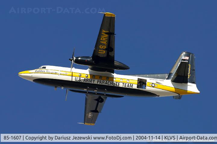 85-1607, 1983 Fokker C-31A (F27-400M) Troopship C/N 10653, C-31A Troopship (F-27-400M) 85-1607  from   USAR