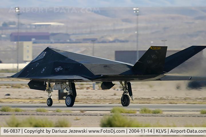 86-0837, 1986 Lockheed F-117A Nighthawk C/N A.4062, F-117A Nighthawk 86-0837 HO from 8th FS 