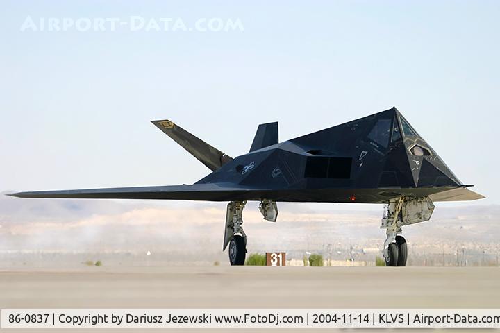 86-0837, 1986 Lockheed F-117A Nighthawk C/N A.4062, F-117A Nighthawk 86-0837 HO from 8th FS 