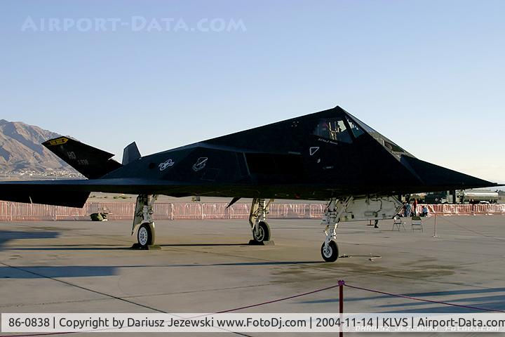 86-0838, 1986 Lockheed F-117A Nighthawk C/N A.4063, F-117A Nighthawk 86-0838 HO from 8th FS 
