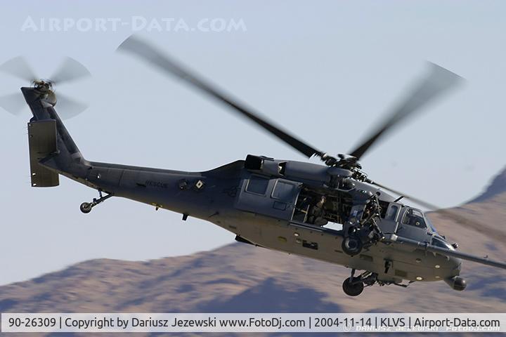 90-26309, 1990 Sikorsky HH-60G Pave Hawk C/N 70-1539, HH-60G Pave Hawk 90-26309  from 66th RQS 