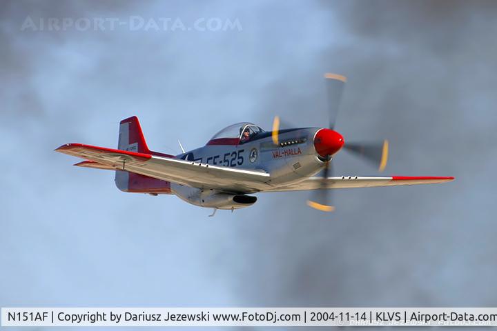N151AF, 1945 North American P-51D Mustang C/N 45-11525, North American P-51D Mustang 
