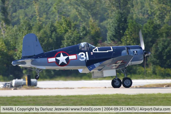 N46RL, 1945 Goodyear FG-1D Corsair C/N Not found (92508/N46RL), Goodyear FG-1D Corsair  C/N 92508, N46RL