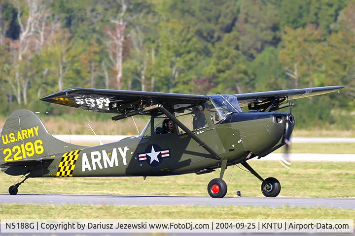 N5188G, 1951 Cessna 305A C/N 22196, Cessna 305A L-19A Bird Dog  C/N 22196, N5188G