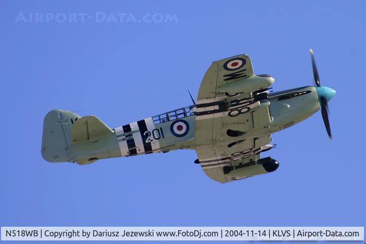 N518WB, 1950 Fairey Firefly AS.6 C/N F.8646, Fairey Firefly AS.6  C/N F.8646, NX518WB