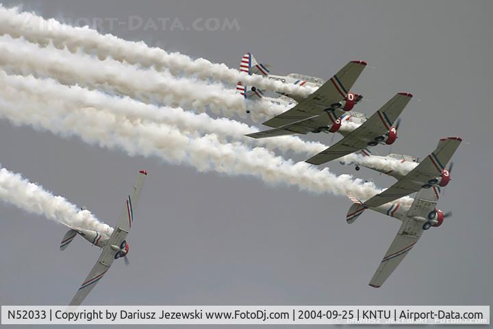 N52033, 1946 North American SNJ-2 Texan C/N 2040, North American SNJ-2 Texan  C/N 2040 - Geico Skytypers, N52033