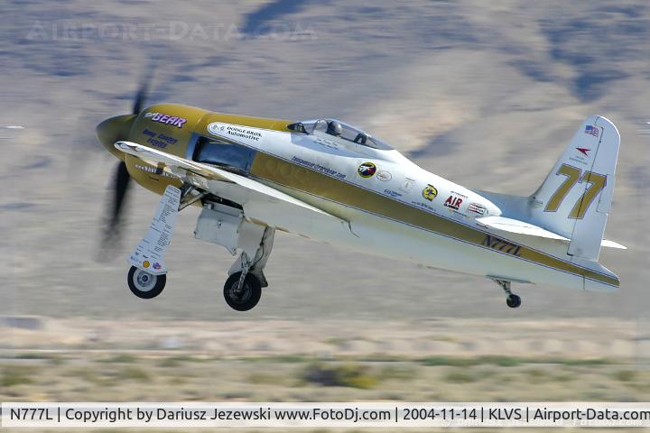 N777L, 1946 Grumman F8F-2 (G58) Bearcat C/N D.1170, Grumman F8F-2 Bearcat  C/N 122629, N777L