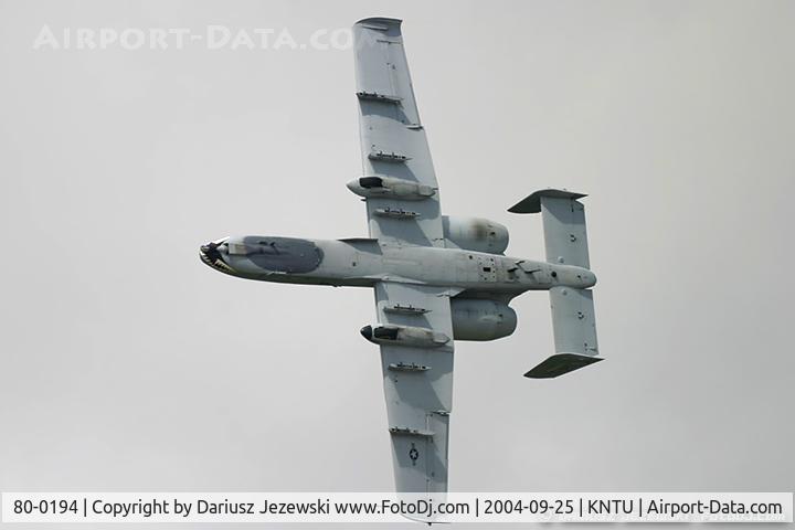80-0194, 1980 Fairchild Republic A-10C Thunderbolt II C/N A10-0544, A-10C Thunderbolt II 80-0194 FT from 74th FS 