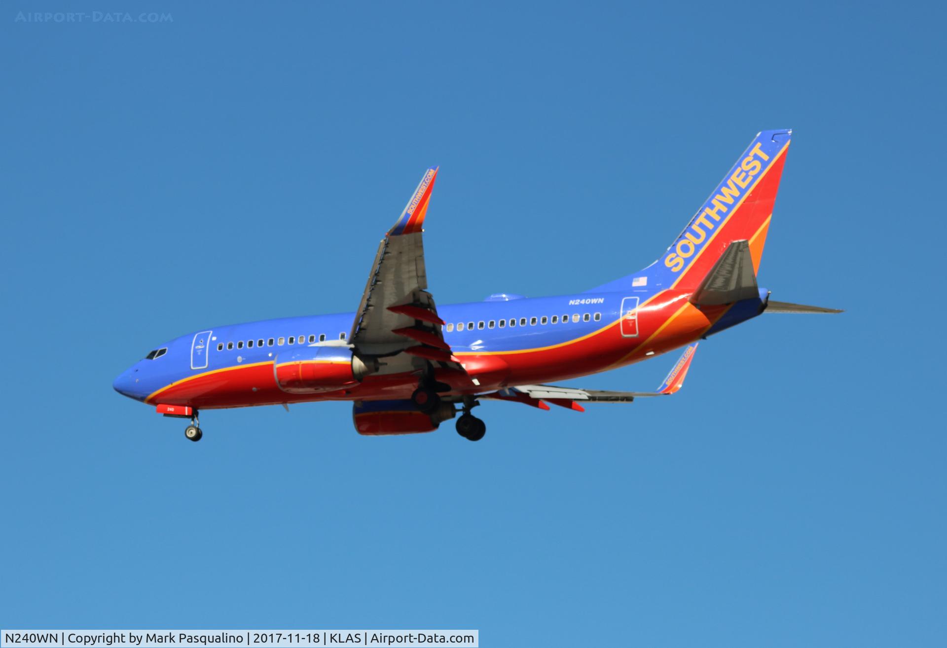 N240WN, 2006 Boeing 737-7H4 C/N 32503, Boeing 737-700