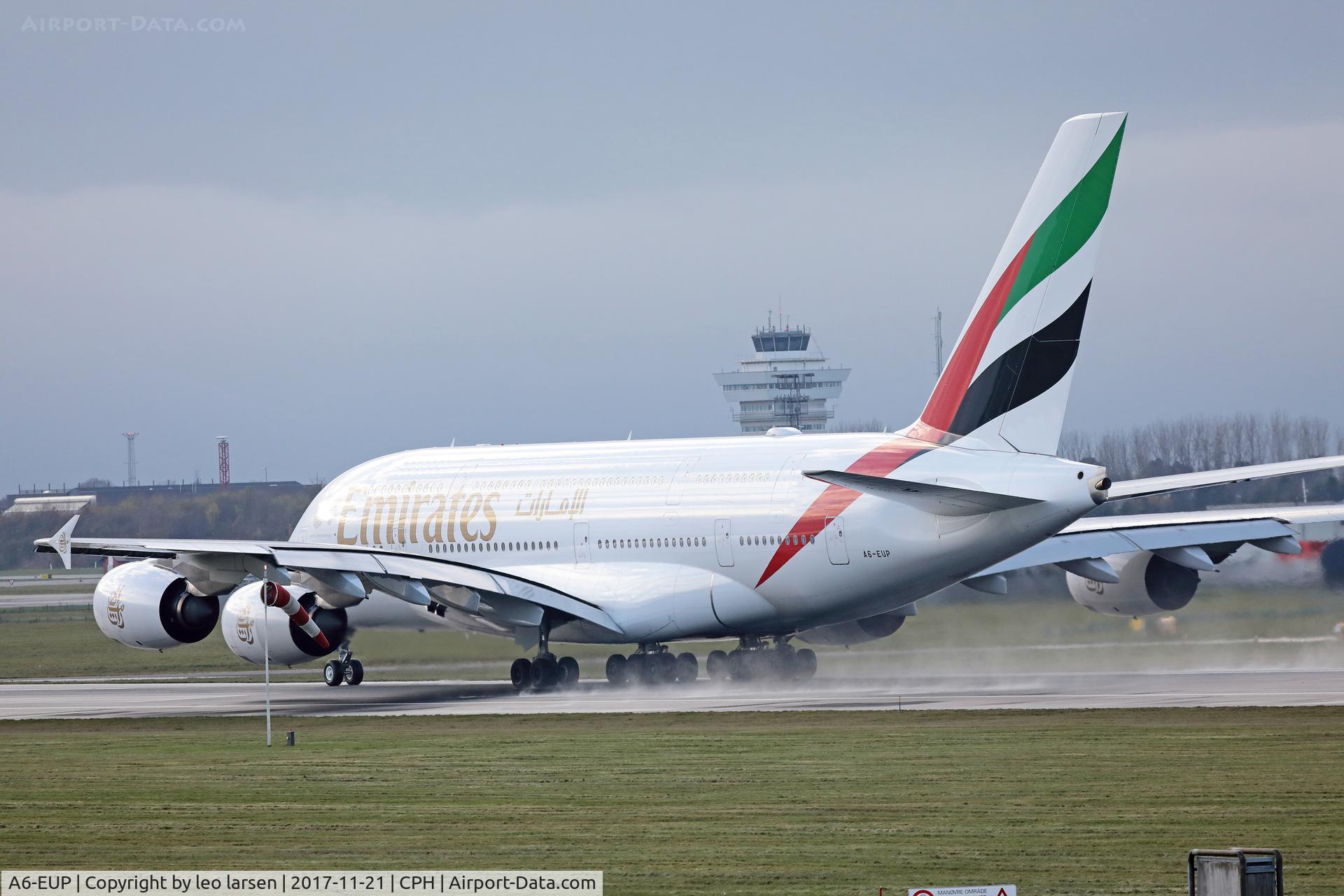 A6-EUP, 2016 Airbus A380-842 C/N 228, Copenhagen Kastrup 21.11.2017