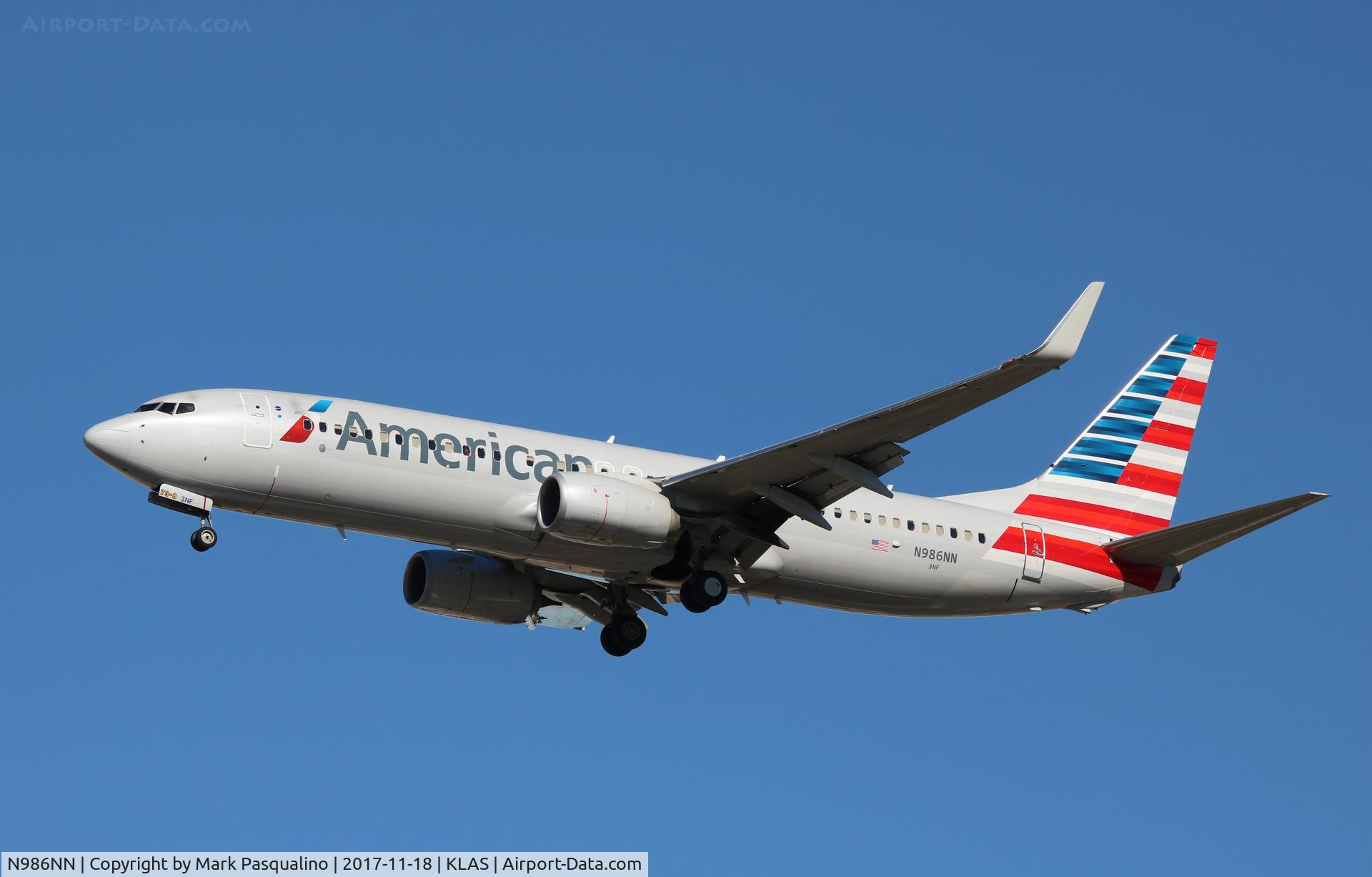 N986NN, 2016 Boeing 737-823 C/N 31236, Boeing 737-800