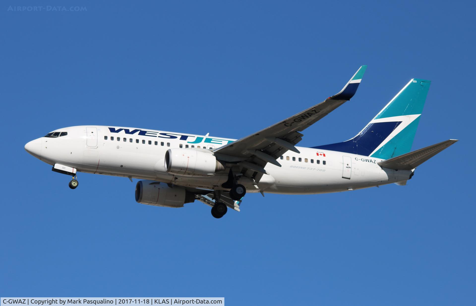 C-GWAZ, 2004 Boeing 737-7CT C/N 32763, Boeing 737-700