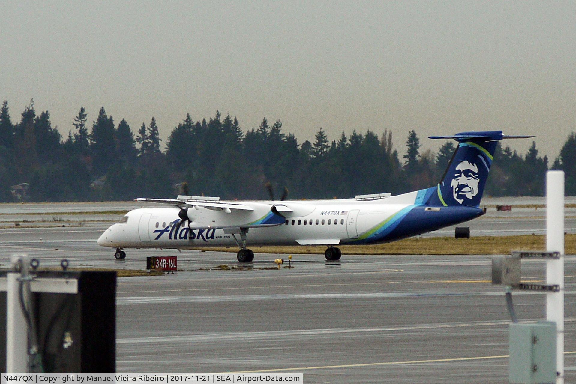 N447QX, 2011 Bombardier DHC-8-402 Dash 8 C/N 4364, new livery