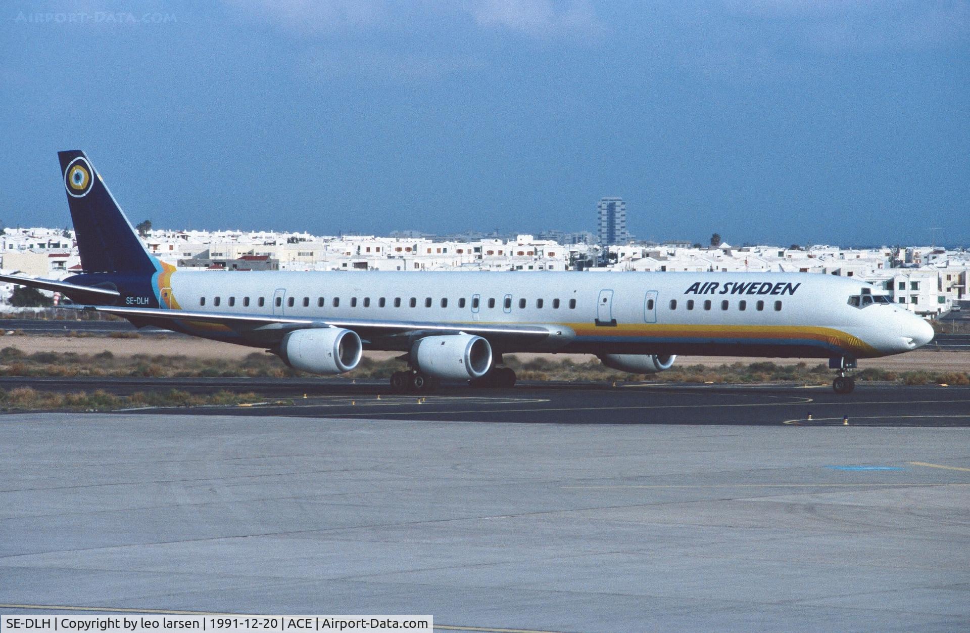 SE-DLH, 1968 McDonnell Douglas DC-8-71 C/N 45994, Arricefe 20.12.1991