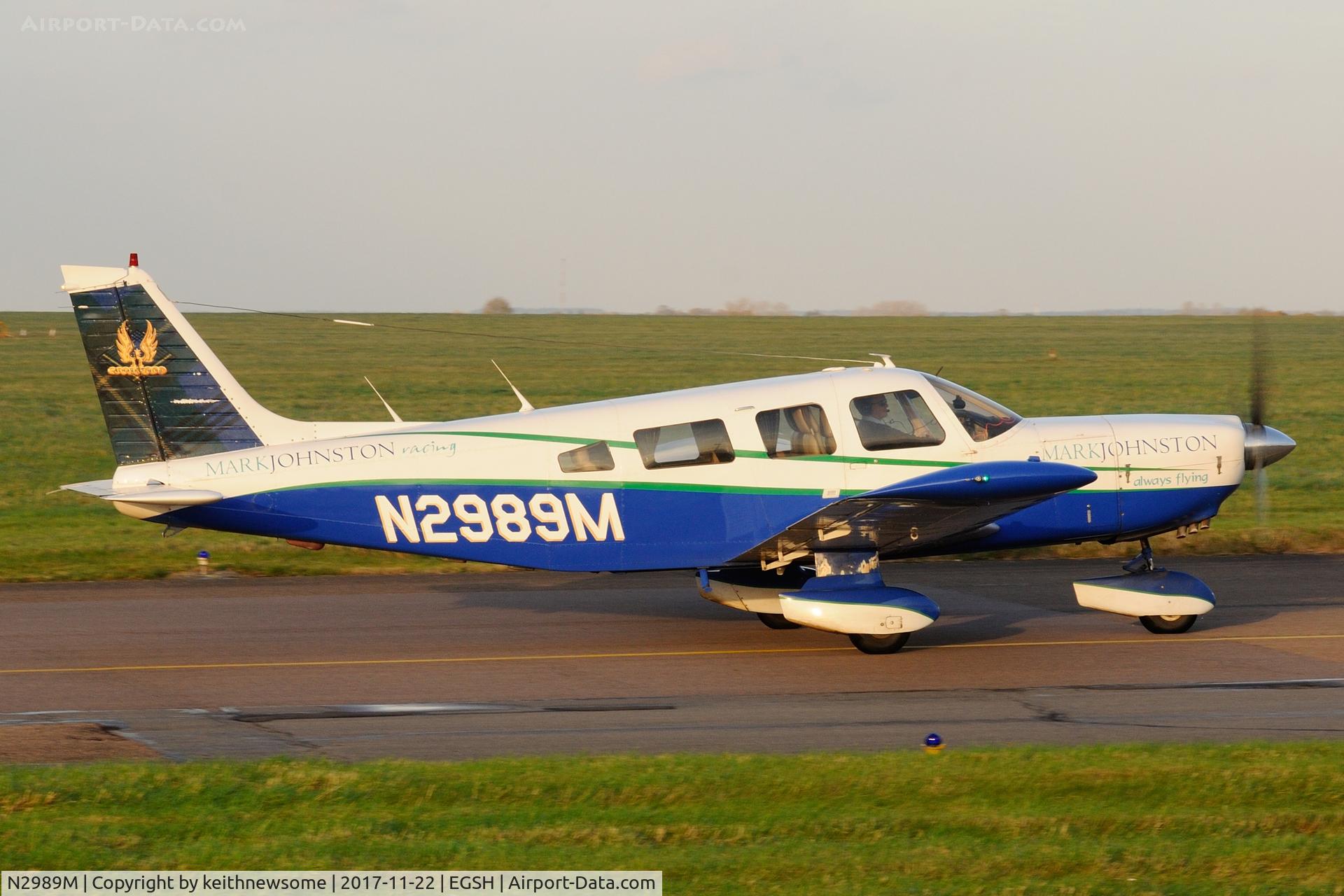 N2989M, 1977 Piper PA-32-300 Cherokee Six Cherokee Six C/N 32-7840062, Nice Visitor.