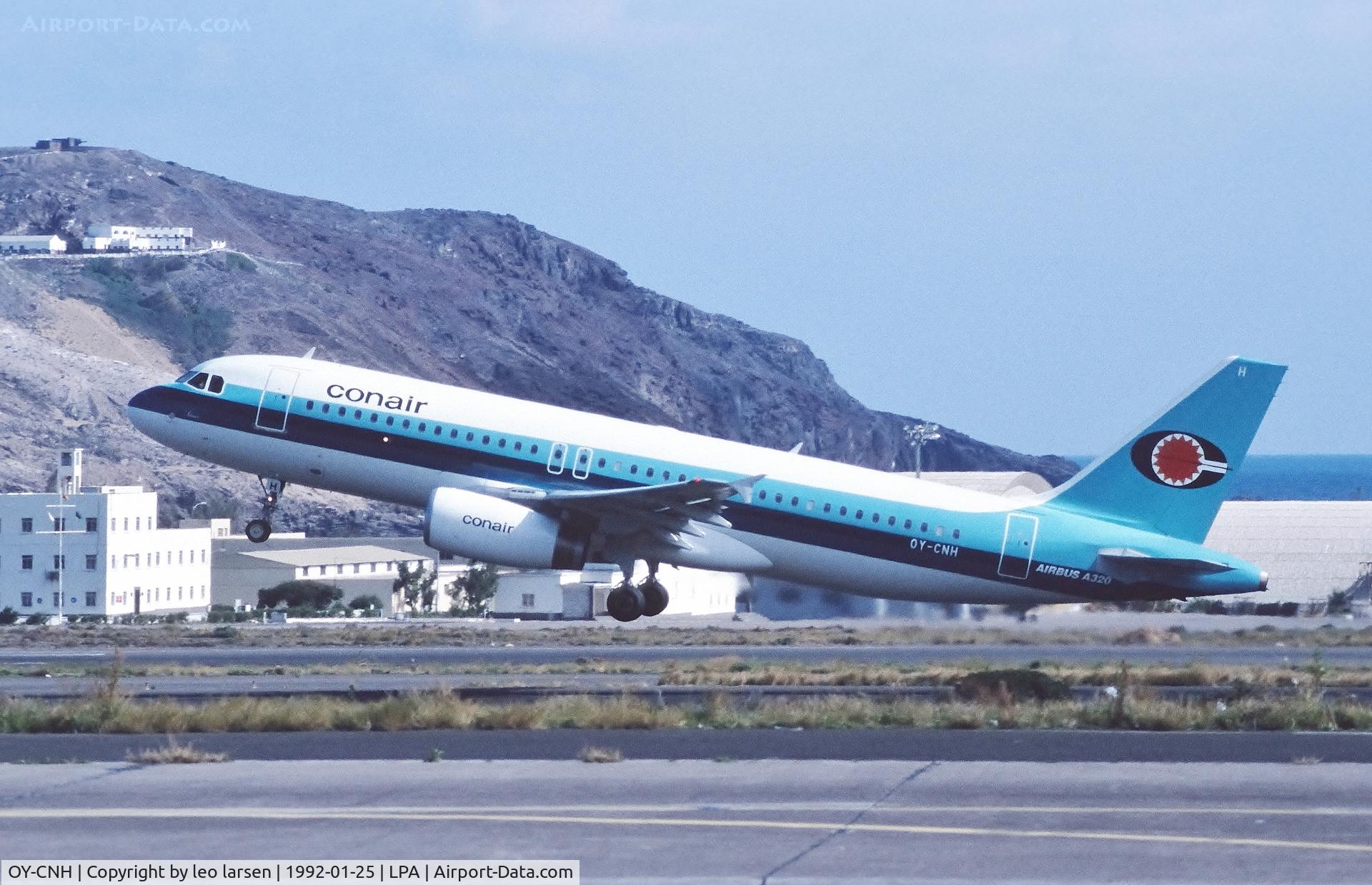 OY-CNH, 1991 Airbus A320-231 C/N 179, Las Palmas 25.1.1992