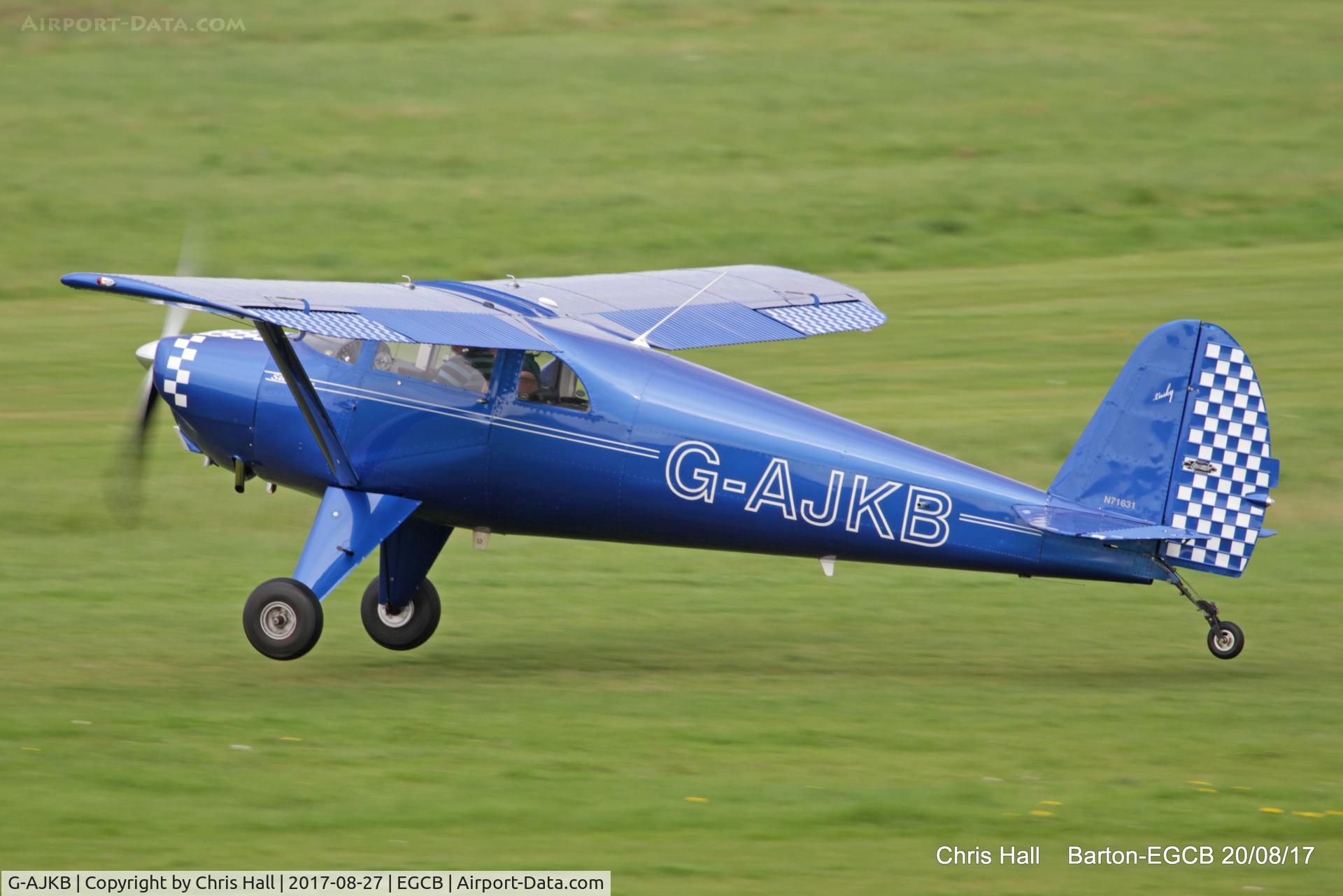 G-AJKB, 1946 Luscombe 8E Silvaire C/N 3058, at Barton