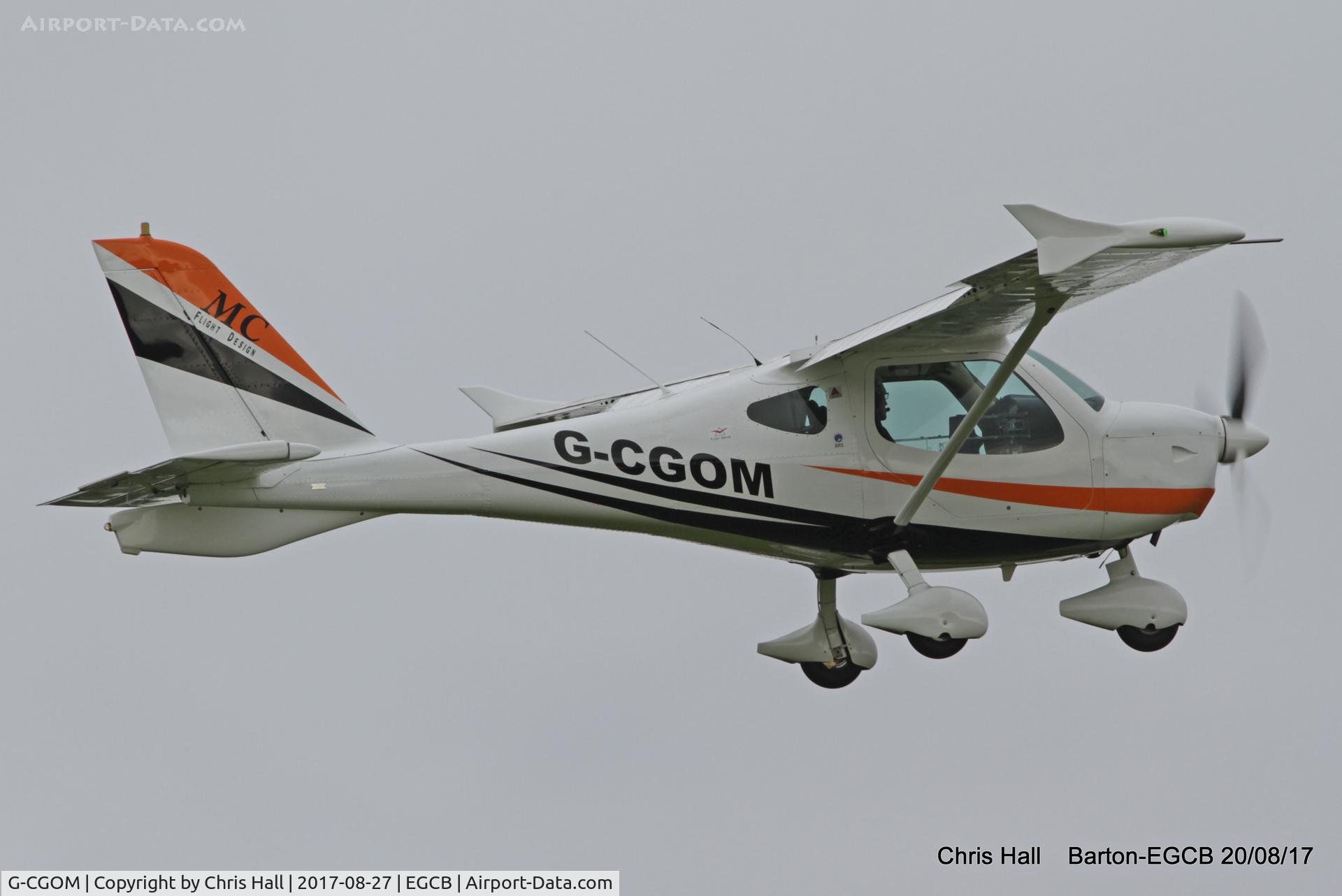 G-CGOM, 2010 Flight Design MC C/N A-10-04-31, at Barton