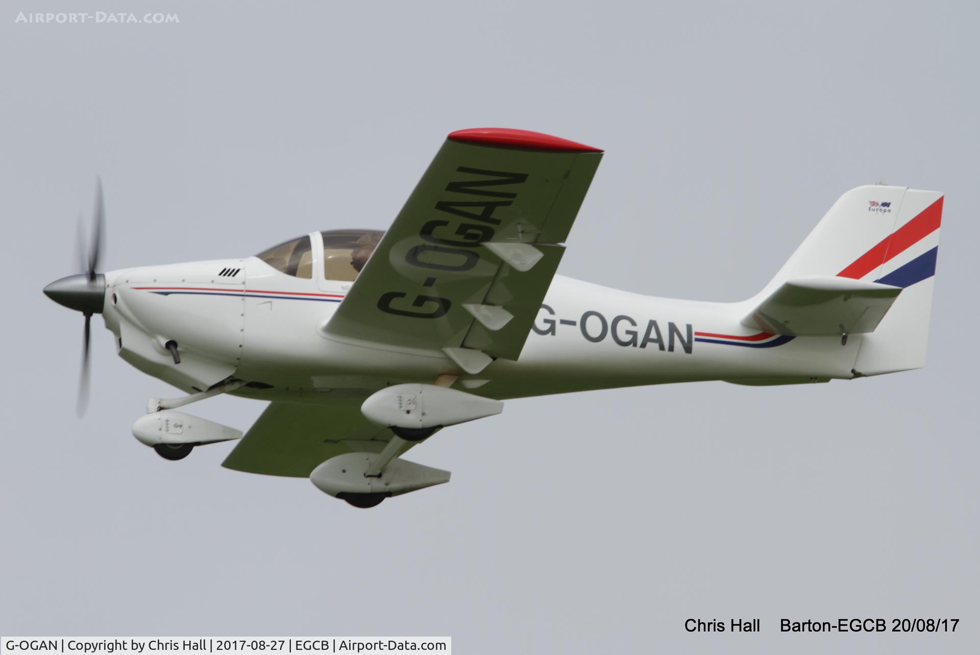 G-OGAN, 1999 Europa Tri Gear C/N PFA 247-12734, at Barton