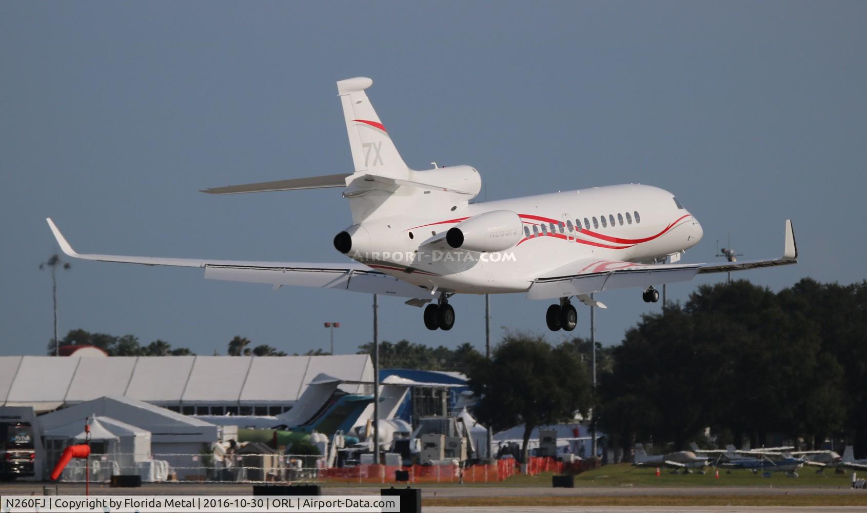 N260FJ, 2015 Dassault Falcon 7X C/N 260, Falcon 7X