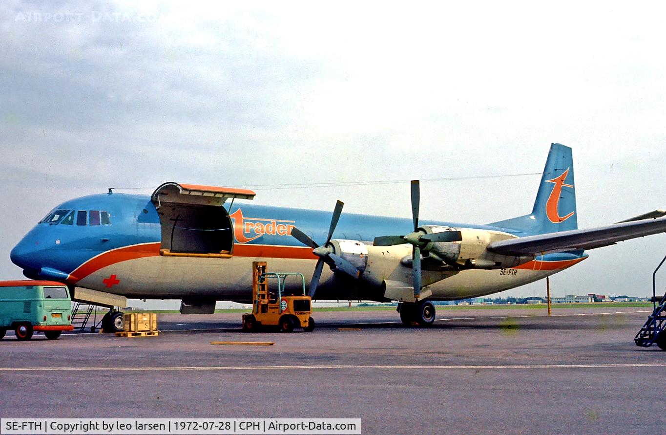 SE-FTH, 1960 Vickers Vanguard 952 C/N 730, Copenhagen 28.7.192