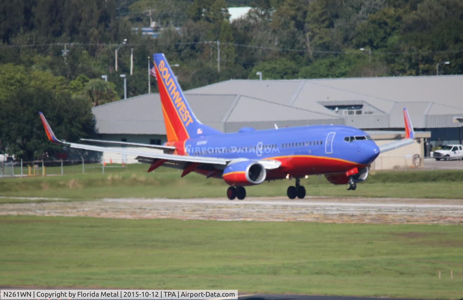 N261WN, 2006 Boeing 737-7H4 C/N 32517, Southwest