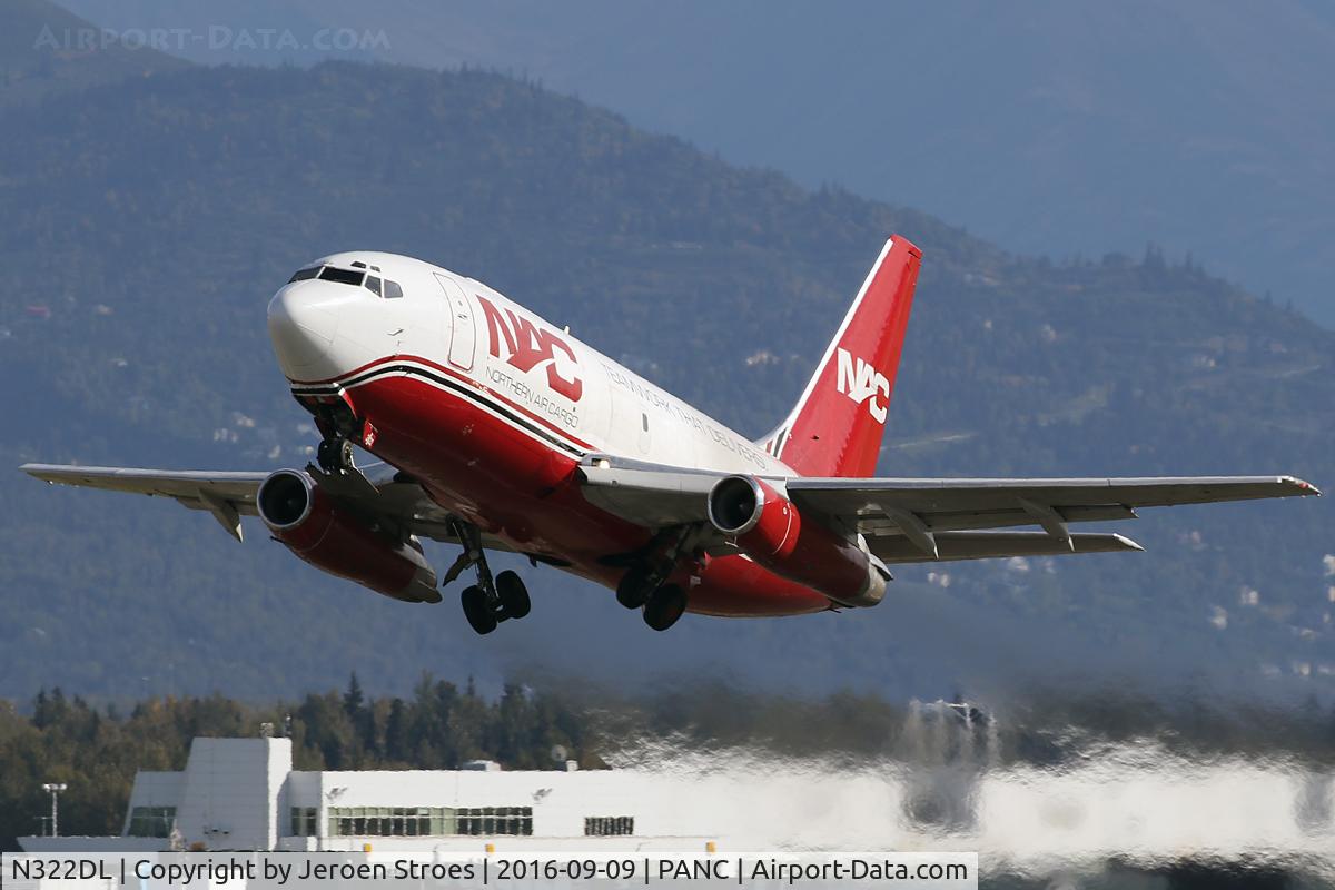 N322DL, 1984 Boeing 737-232 C/N 23094, PANC