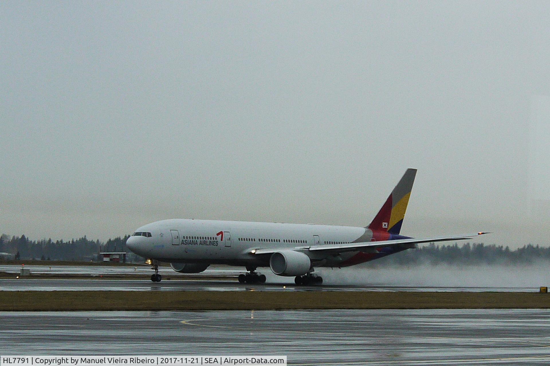 HL7791, 2010 Boeing 777-28E/ER C/N 35525, Departure from SeaTac