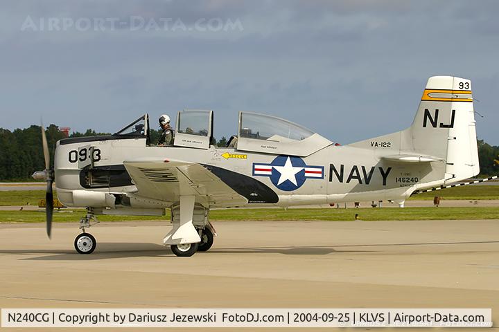 N240CG, North American T-28C Trojan C/N 252-3 (146240), North American T-28C Trojan  C/N 146240, N240CG