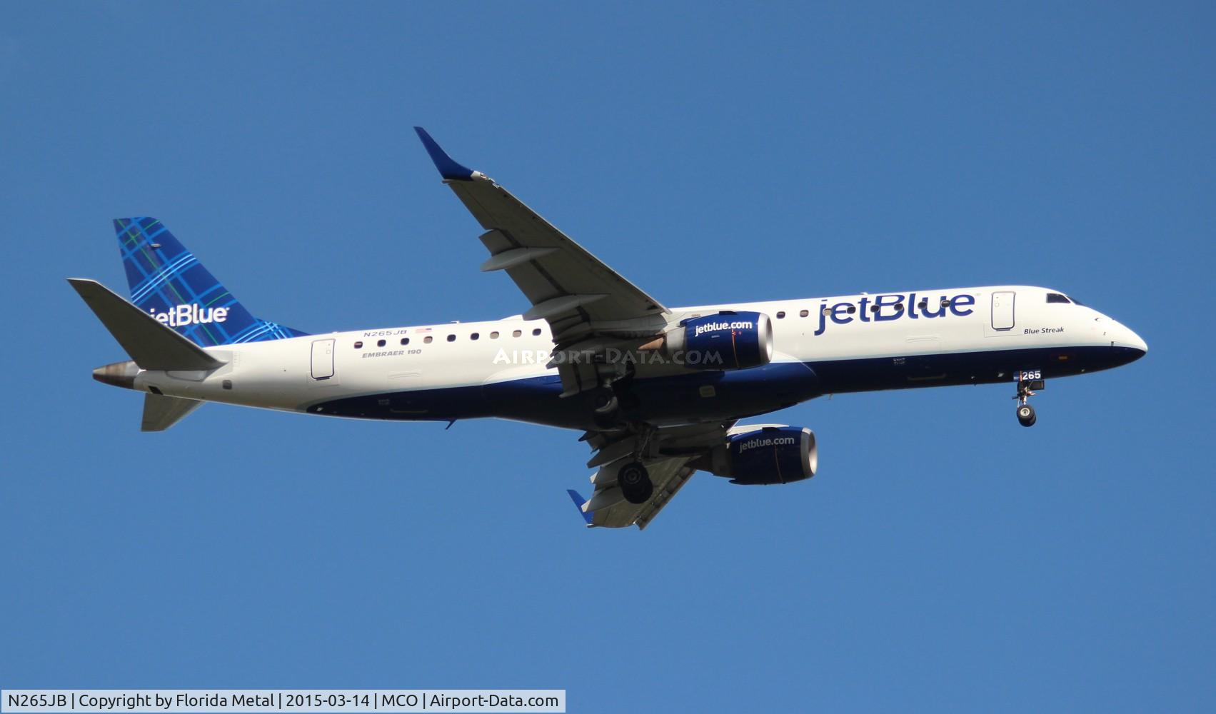 N265JB, 2006 Embraer ERJ-190-100 IGW 190AR C/N 19000049, Jet Blue