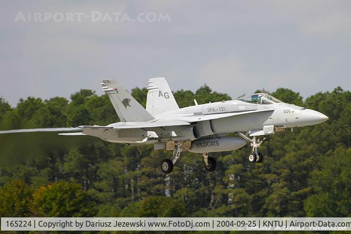 165224, McDonnell Douglas F/A-18C Hornet C/N 1410/C449, F/A-18C Hornet 165224 AG-406 from VFA-131 