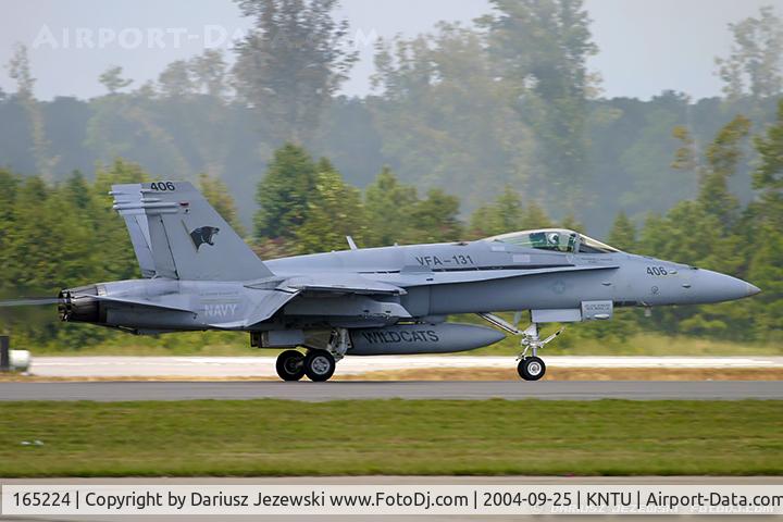 165224, McDonnell Douglas F/A-18C Hornet C/N 1410/C449, F/A-18C Hornet 165224 AG-406 from VFA-131 