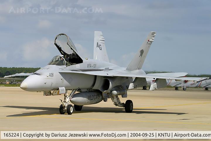 165224, McDonnell Douglas F/A-18C Hornet C/N 1410/C449, F/A-18C Hornet 165224 AG-406 from VFA-131 