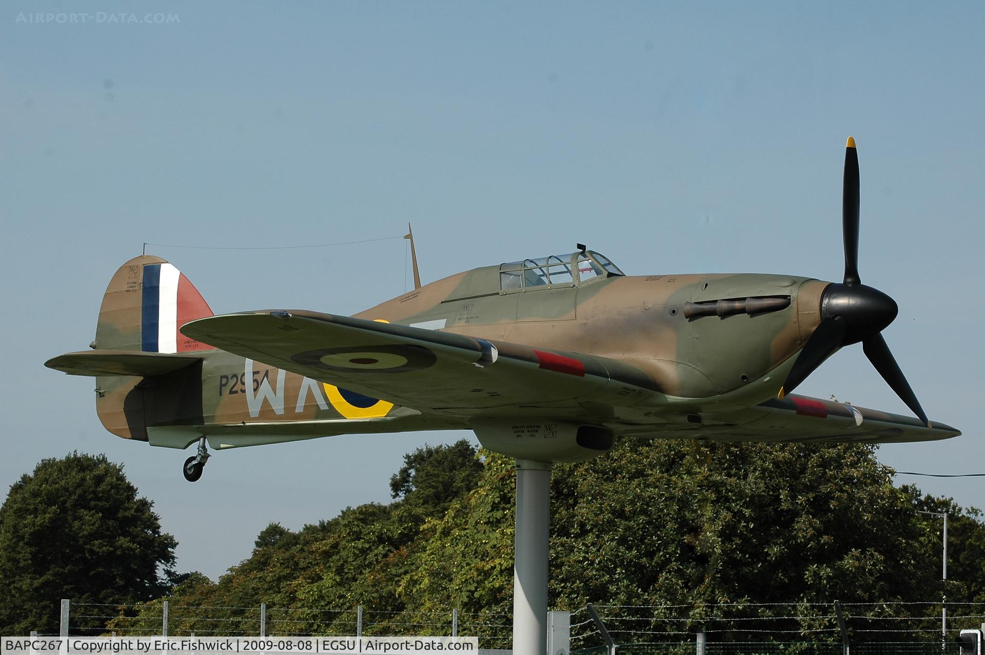 BAPC267, Hawker Hurricane Replica C/N BAPC.267, Hawker Hurricane replica at the Gates representing Duxford based squadron