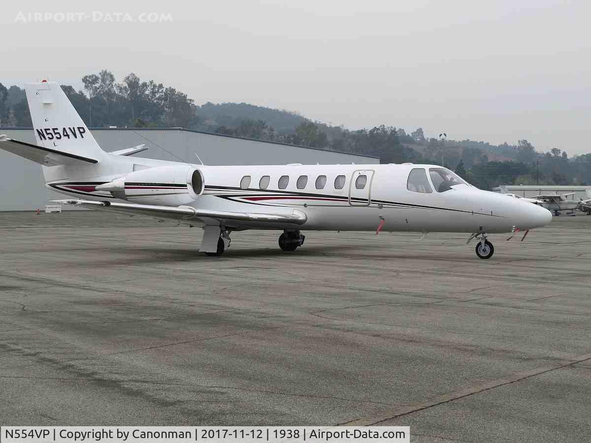 N554VP, 2001 Cessna 560 Citation Encore C/N 560-0554, Parked
