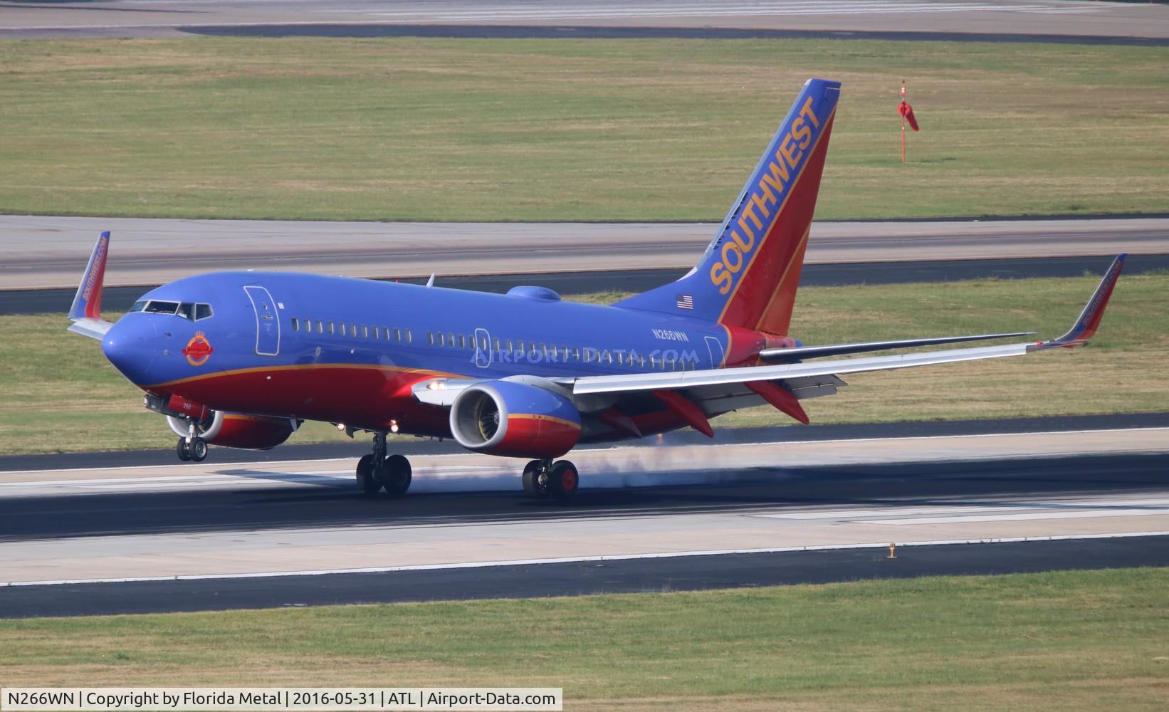 N266WN, 2007 Boeing 737-7H4 C/N 32523, Southwest