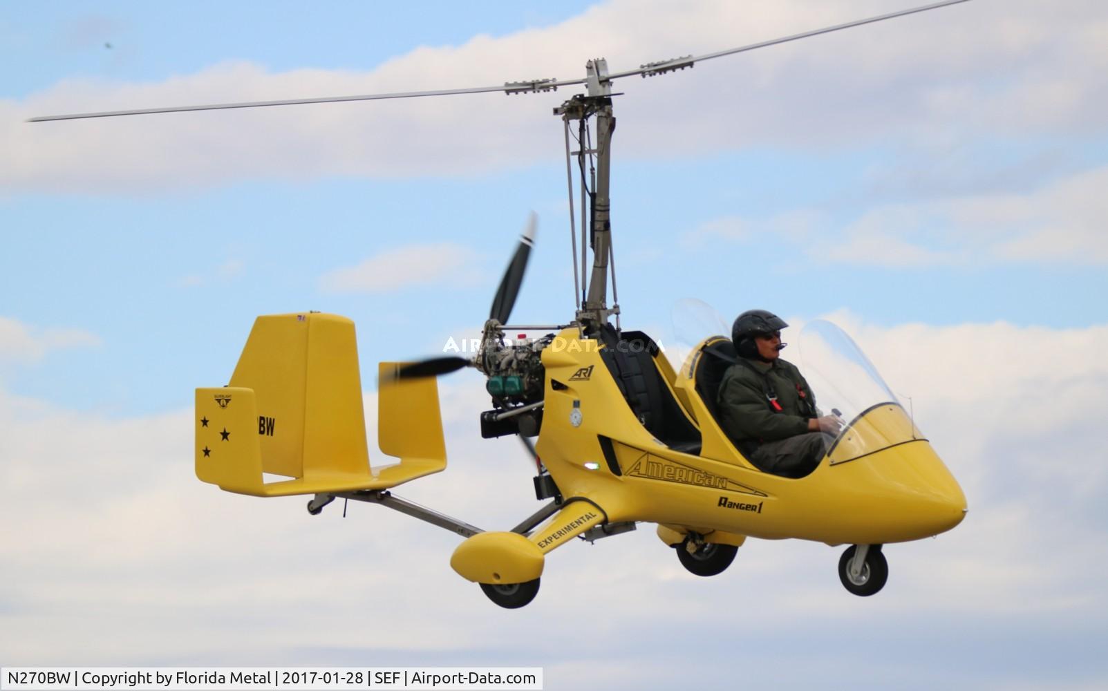N270BW, 2016 SilverLight Aviation AR-1 American Ranger C/N 0006, Gyrocopter