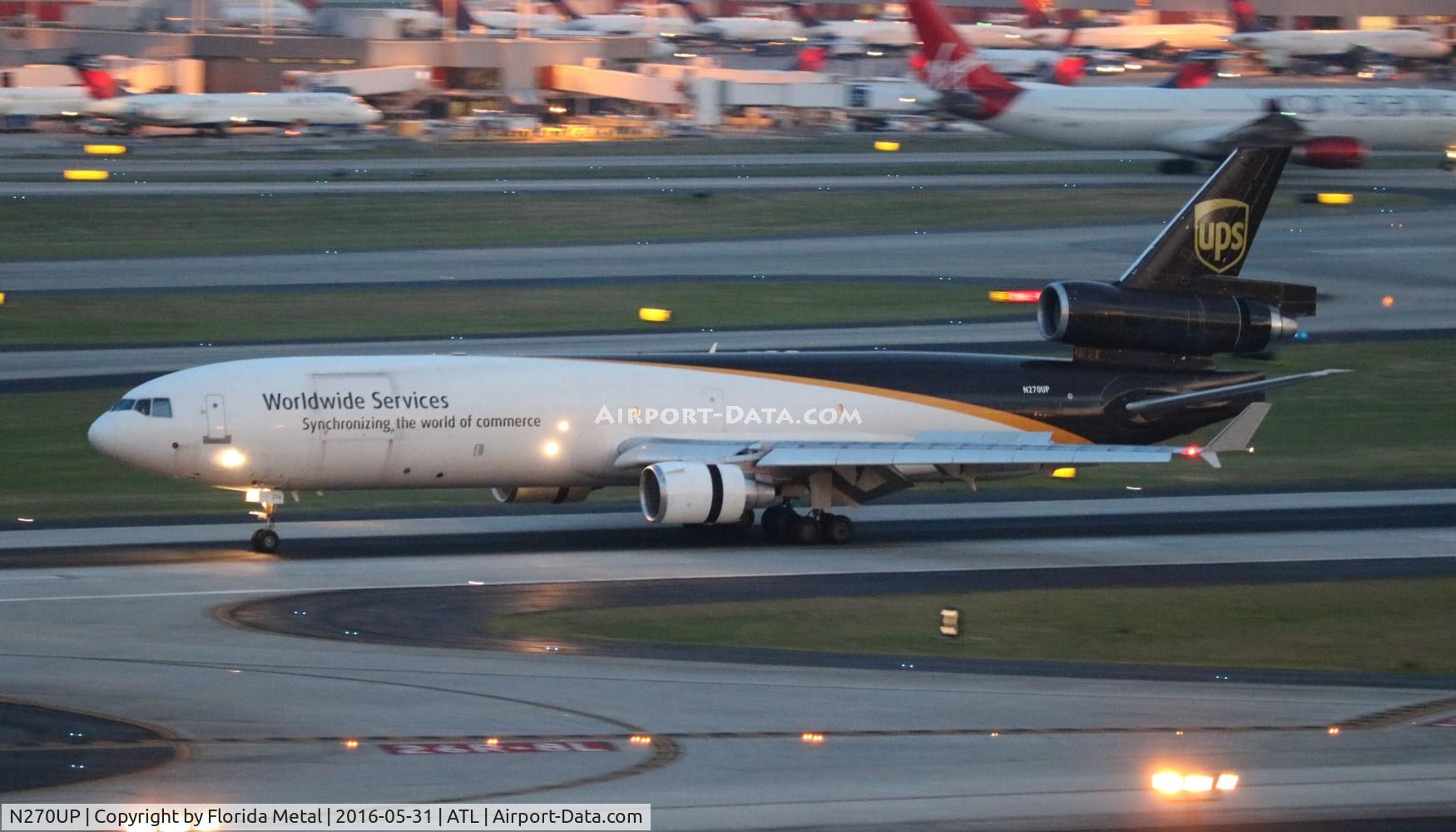 N270UP, 1994 McDonnell Douglas MD-11F C/N 48576, UPS MD-11